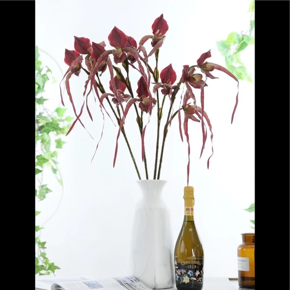 Artificial Flowers Big Head Fa Silk Orchid Branch - Picture 8 of 13